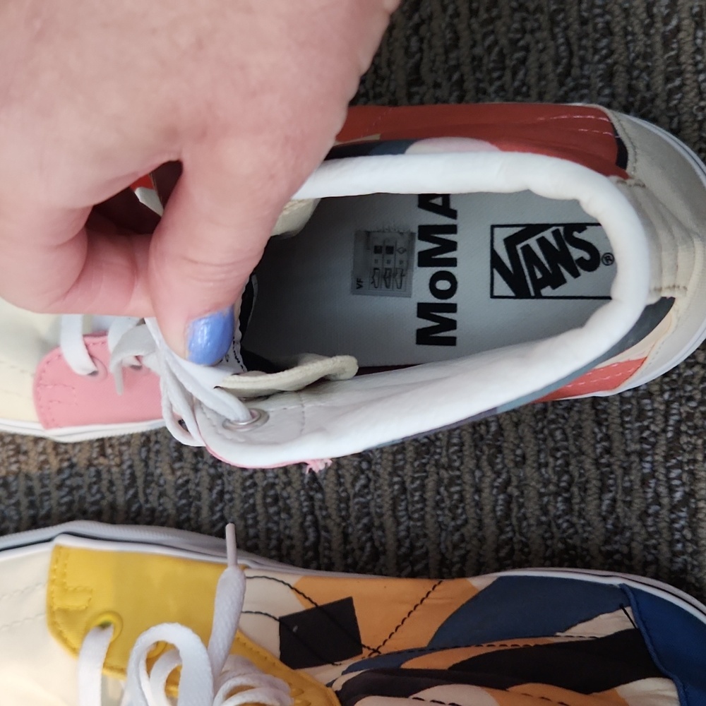 Vans + MoMA Sk8Hi Lyubov Popova Sneakers Men's Size 7 Women's Size 8.5 - Picture 6 of 16